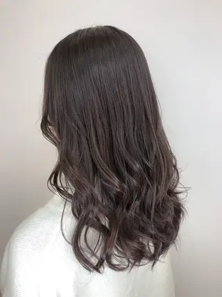 セミロング カラー SALOWIN神戸三宮East店所属・【透明感、艶髪】西村 有司のヘアスタイル