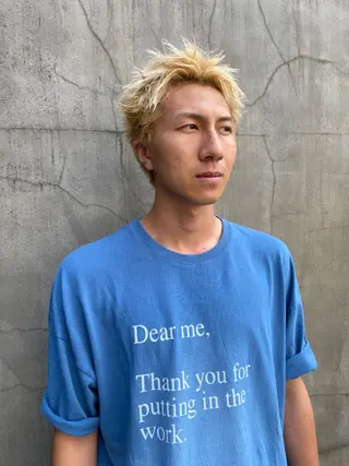 ショート カラー メンズ ニュアンスデザイン/ SHOUTOのヘアスタイル