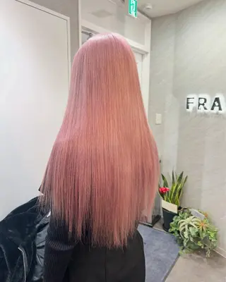 ロング FRAME+spa&hair roomなんば駅前店所属・🌸MAYU🌸 ハイトーン➕レイヤーのヘアスタイル