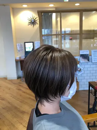 ショート OVAL hair repos所属・井上 蓮のヘアスタイル