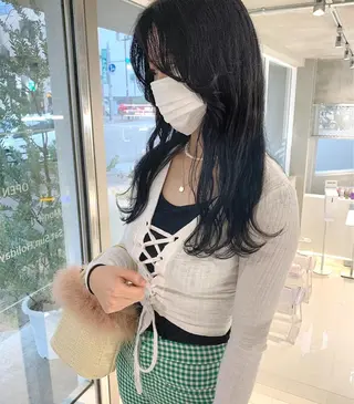 ロング 韓国ヘア/耳ツボジュ エリー♡ayumuのヘアスタイル