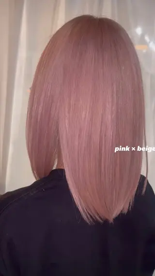 カラー 愛梨/ハイトーン /韓国/ダメージレスのヘアスタイル