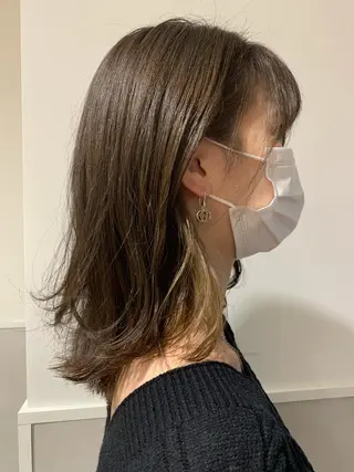 ミディアム カラー 髪質改善period.所属・いしかわまい🎀 髪質改善特価サロンのヘアスタイル