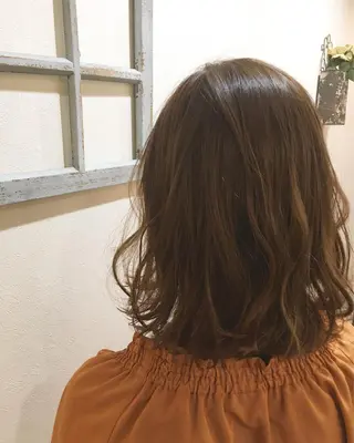 ミディアム カラー hair salon Ranun髪質改善のヘアスタイル