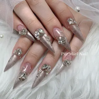 パーマ HANA 長さだしのネイルデザイン