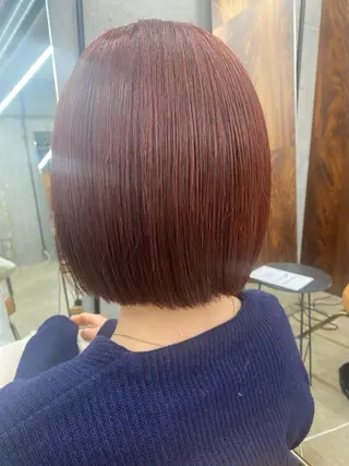 ショート カラー 三浦 望のヘアスタイル