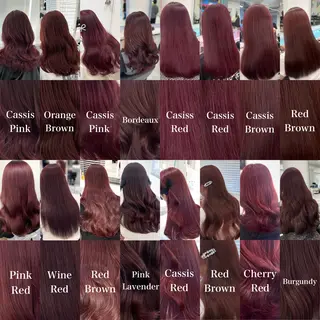 カラー 【ﾐﾆﾓSALE】透 ける艶髪♡ストレートのヘアスタイル