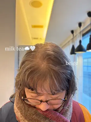 ミディアム 透明感カラー🎀 tasty／makoのヘアスタイル