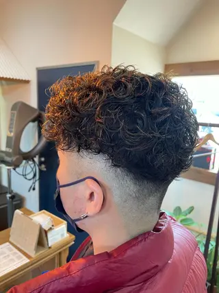 ショート パーマ メンズ men's hair salon Rude所属・木村 茜美のヘアスタイル
