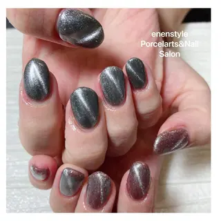 ミディアム ネイル 👑enen style👑のネイルデザイン