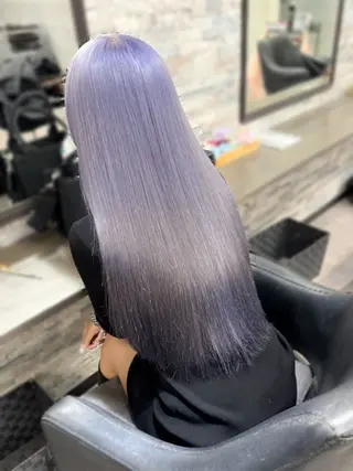 ロング カラー ハイトーンエクステ 🎩カズキ🎩のヘアスタイル