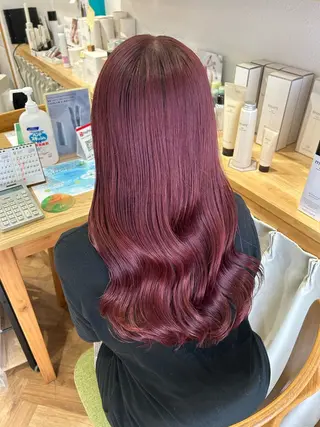 ロング カラー merc.🕊大西‎ 香瑚のヘアスタイル