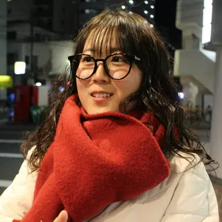 セミロング パーマ カーリーパーマ/ 透明ｶﾗｰ/MIKUのヘアスタイル