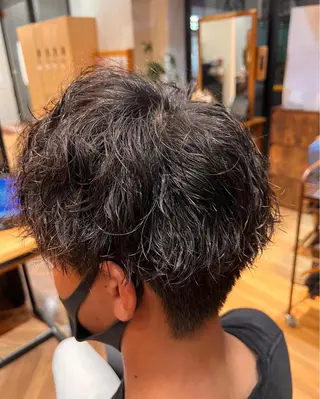 パーマ メンズ WE RULE 札幌店 【ウィールール 札幌店】所属・✨️大人ショート 髙橋朋花のヘアスタイル