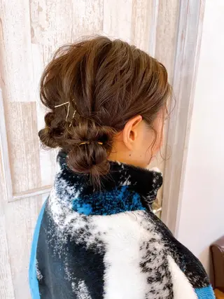 ロング カラー ヘアアレンジ Stir maison[ステアメゾン]所属・layer cut /MIKUのヘアスタイル