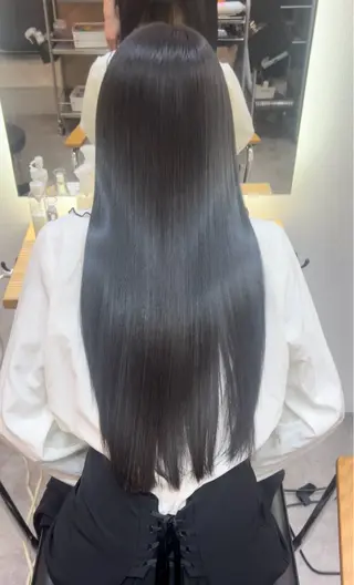 ロング SOYON蟹江所属・髪質改善/縮毛矯正/ 菱田荘史のヘアスタイル