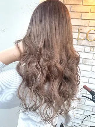 ミディアム カラー パーマ ヘアアレンジ メンズ キッズ ネイル マツエク・マツパ 🦋高瀬寛菜🦋 韓国/ブリーチのヘアスタイル