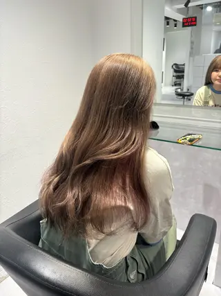 ロング カラー 表参道♡暗髪^ྀི 艶カラー♡アユミのヘアスタイル