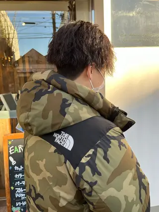 ショート パーマ レイヤーカット🌈 透明感カラー🌷ﾕﾘのヘアスタイル