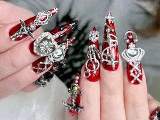 ネイル MoMoA Nail ネイル長さ出し専門店のネイルデザイン