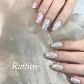 ネイル RAFFINE 月🦋🩵のネイルデザイン