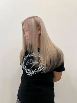 ロング LAKING　SHIGA所属・田中 亜弥のヘアスタイル