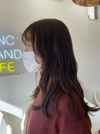 ロング カラー SUNC🍀大熊 花奈絵🍀のヘアスタイル