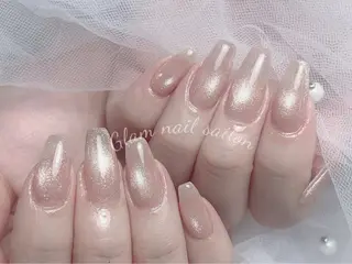 ネイル Glam nail salon 蒲田所属・蒲田西口徒歩3分えび ネイル研修中のネイルデザイン