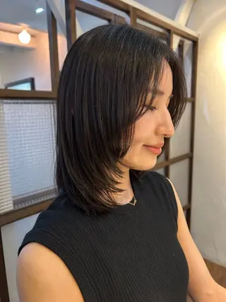 ミディアム MOMOKA💫 YARD【学芸大学】のヘアスタイル