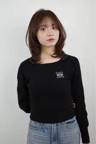 ミディアム カラー 🌈高田大夢似合わせ 透明感カラー🌈のヘアスタイル