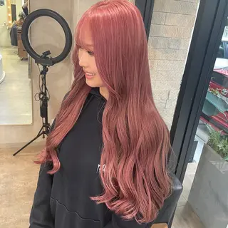 ロング カラー RIENS xreaのヘアスタイル