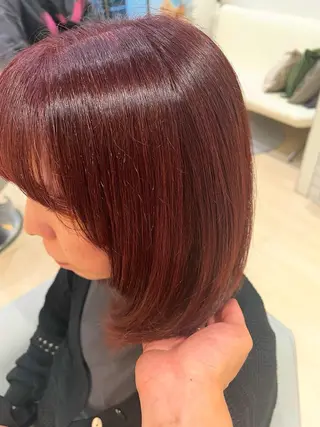 ミディアム カラー 堀井 凌平のヘアスタイル