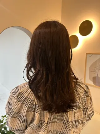 セミロング LUVISM 神田こころのヘアスタイル