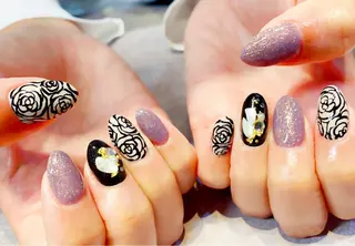 ミディアム NAILSALON 🍔Timna🍟のネイルデザイン