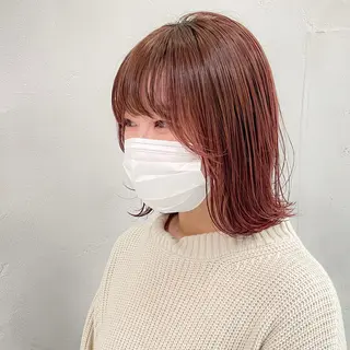 ミディアム カラー HARUKI MINATO japan KOBE所属・阿田 悠士朗のヘアスタイル