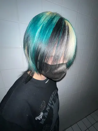 ミディアム 💥ウルフカット デザインあんな💥のヘアスタイル