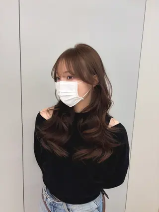 ロング カラー COA  ginza所属・🫧無料カットモデル 韓国透明感カラー🫧のヘアスタイル