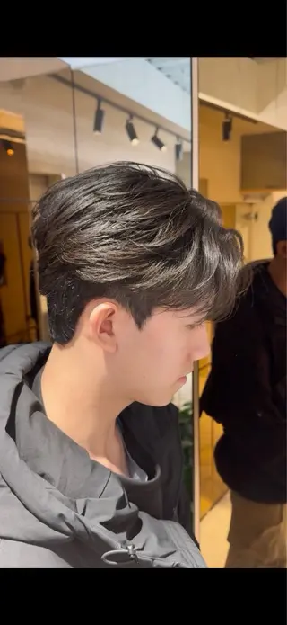 メンズ ⭐️曲がる縮毛矯正 パーマモデル募集中のヘアスタイル