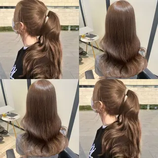 ロング カラー ブリーチなしカラー kana🐱のヘアスタイル
