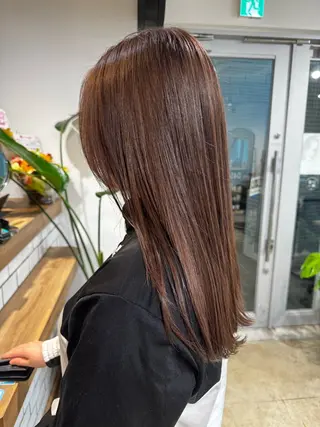 ロング カラー 韓国レイヤー/パーマ /艶カラー/Rinのヘアスタイル