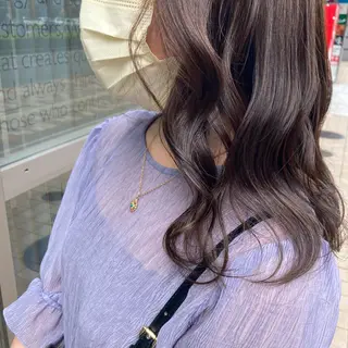 ミディアム カラー たかはし まいのヘアスタイル