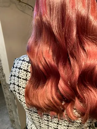 セミロング カラー お任せヘア☘️☘️ 及川渚のヘアスタイル