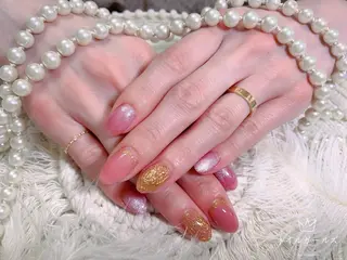 ネイル ネイルサロンAiri 長さ出し·シンプルのネイルデザイン