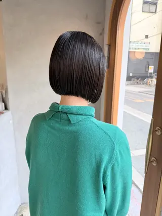 ショート カラー ボブ支持率NO1 🌈CHIKAのヘアスタイル