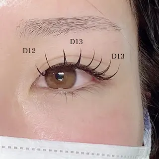 マツエク・マツパ Veil chihiroのマツエク・マツパデザイン