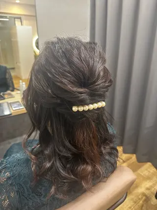 ミディアム ヘアアレンジ TELA HAIR南流山店所属・TELA HAIR Annaのヘアスタイル