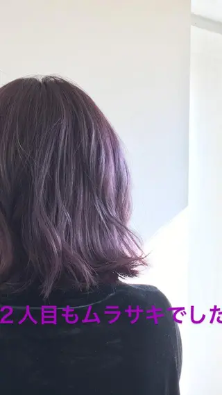 ミディアム カラー ヘアアレンジ マンツーマン施術🦋 ayajuのヘアスタイル