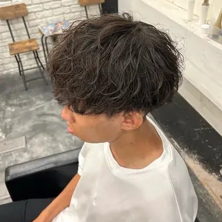 ショート パーマ メンズ B TECH by Zen【ビーテックバイゼン】所属・メンズパーマ/京都駅 /メンズ/奥村航平のヘアスタイル