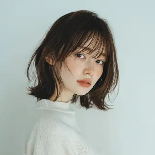 カラー ミディアム 🌿デザイン縮毛矯正 &パーマ🌿小林真也のヘアスタイル