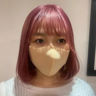 ミディアム カラー 💚 nao💚のヘアスタイル